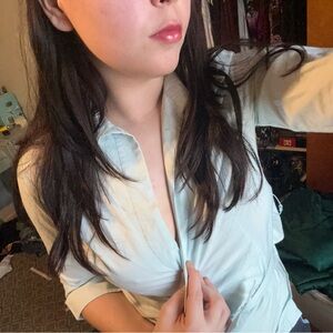 Office siren cropped shirt